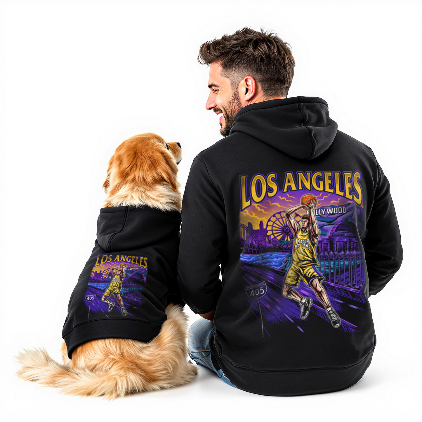 Los Angeles Basketball Hoodie