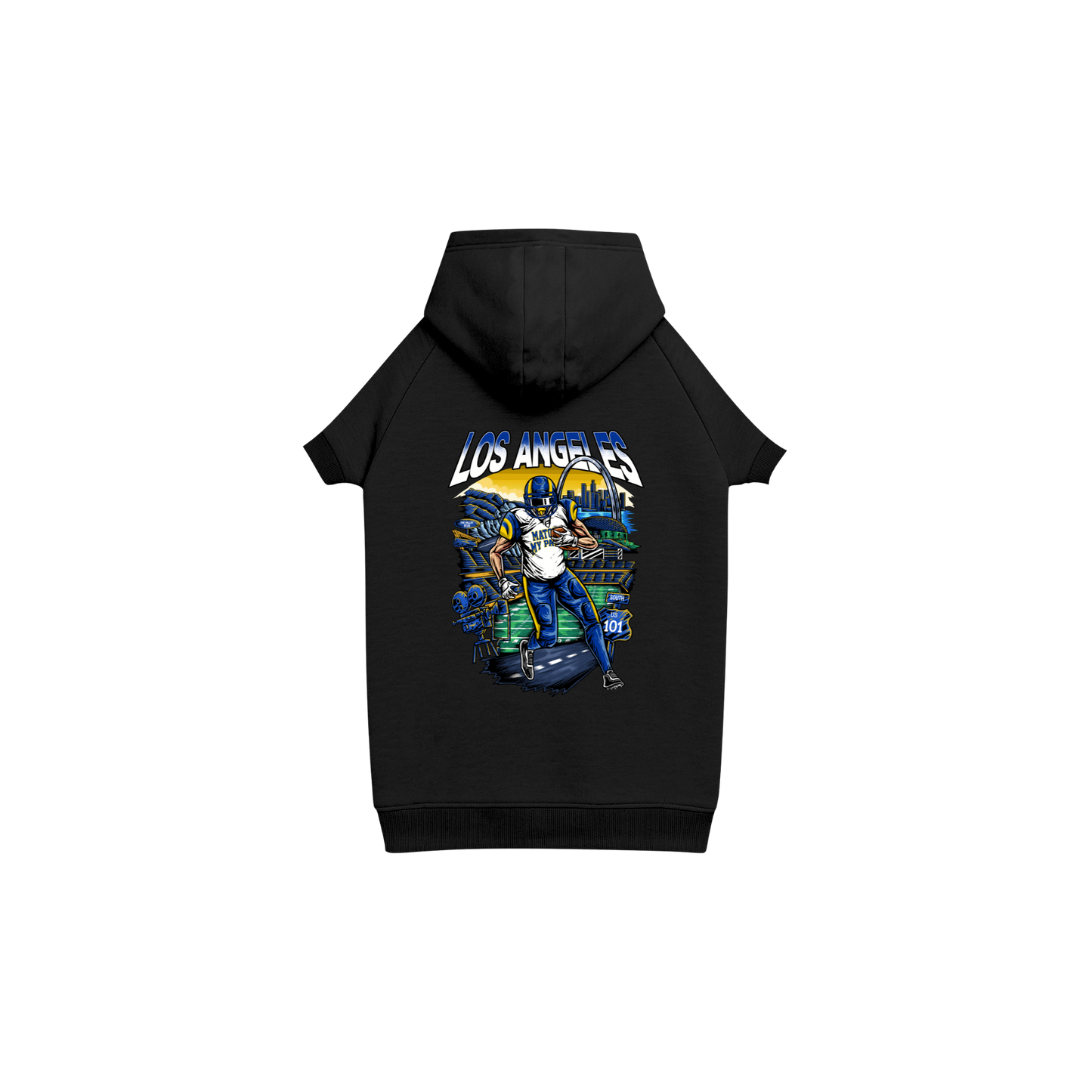 Dog Los Angeles Football Hoodie