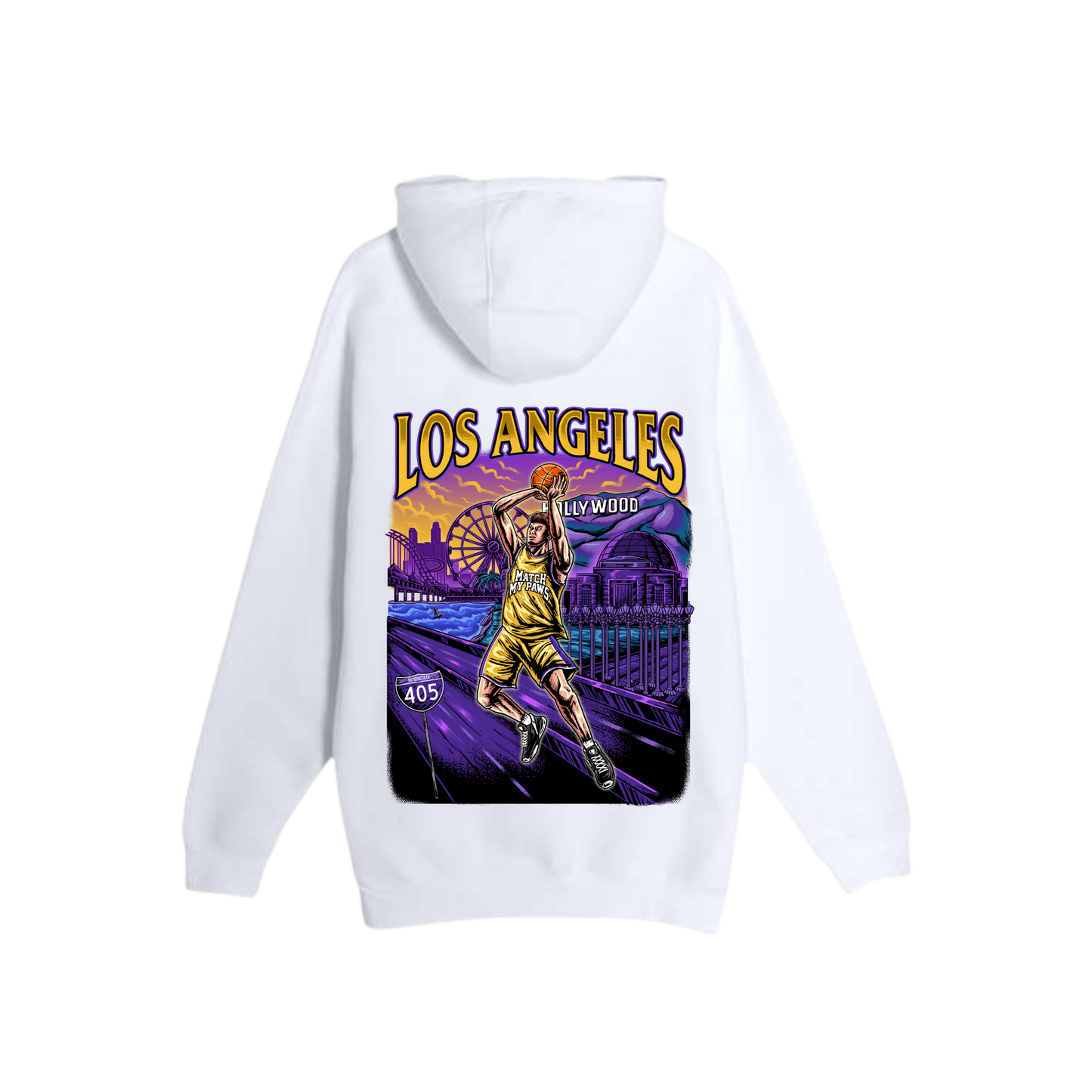 Los Angeles Basketball Hoodie