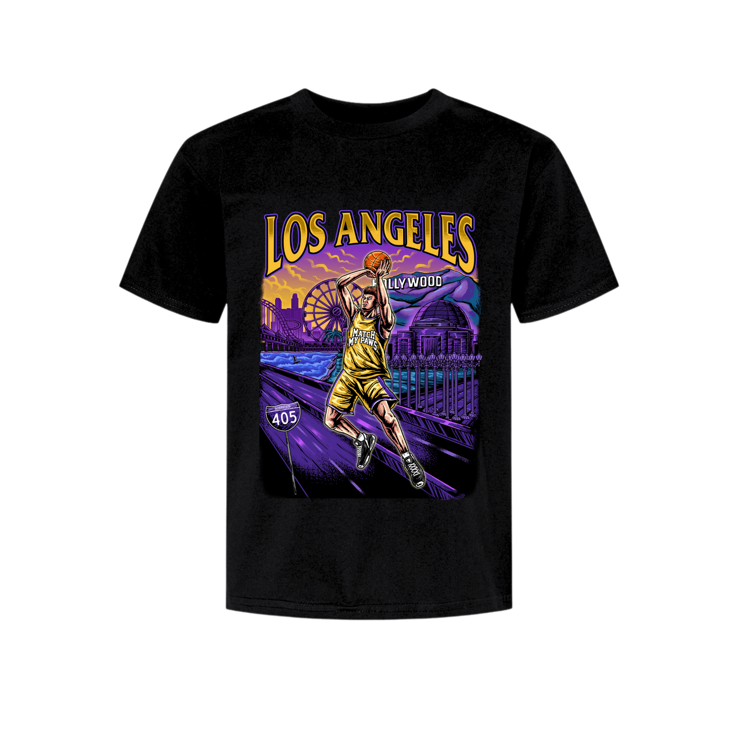 Youth Los Angeles Basketball T-Shirt