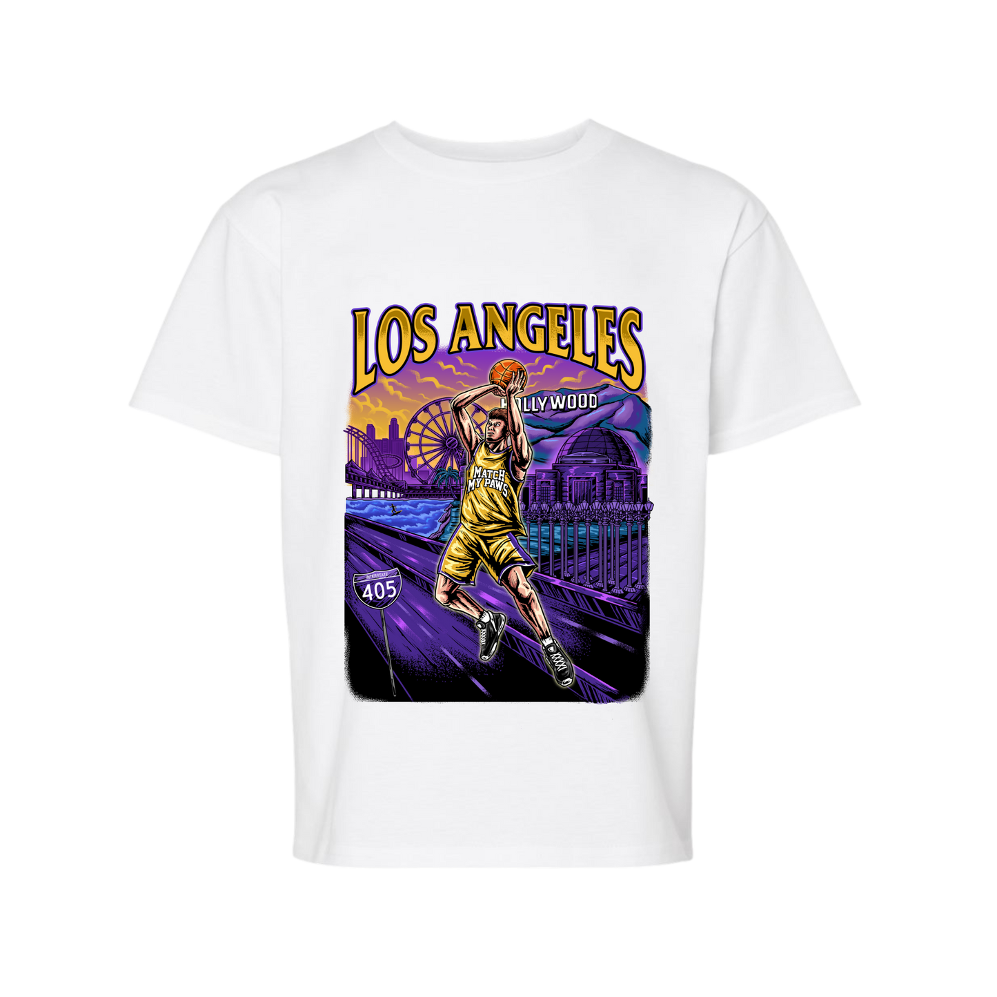 Youth Los Angeles Basketball T-Shirt