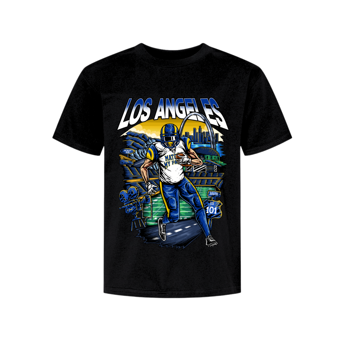 Youth Los Angeles Football T-Shirt