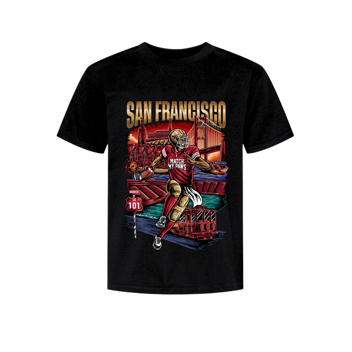 Youth San Francisco Football T-Shirt