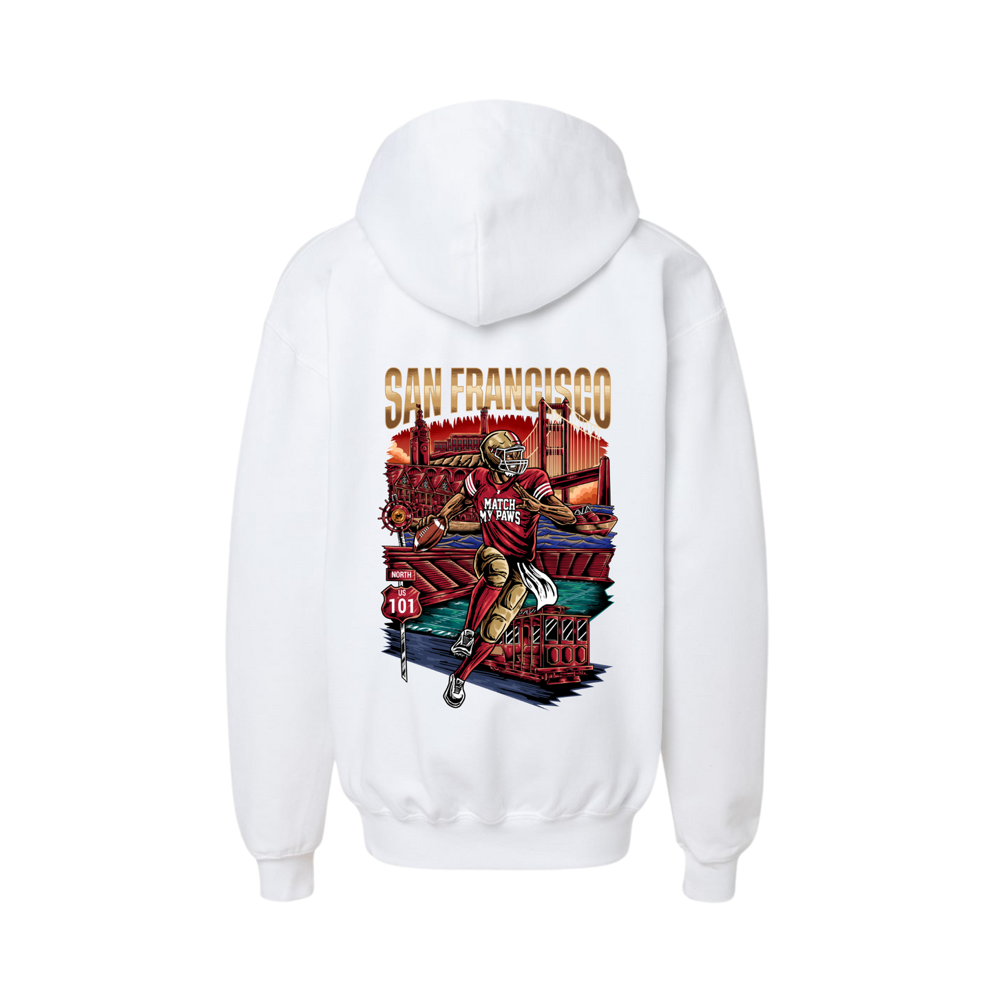 Youth San Francisco Football Hoodie