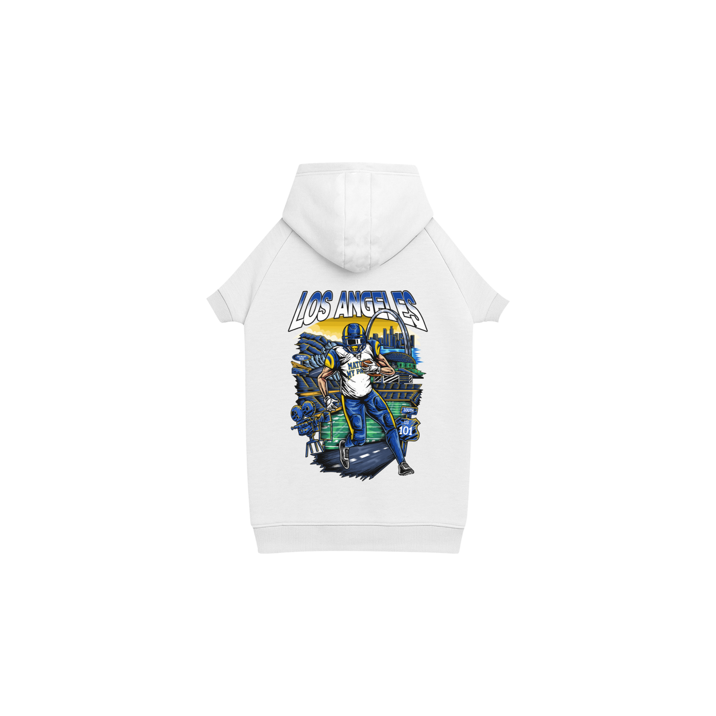 Dog Los Angeles Football Hoodie