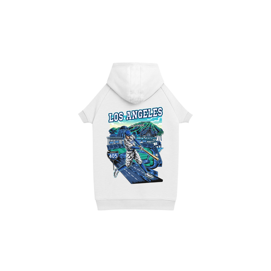 Dog Los Angeles Baseball Hoodie