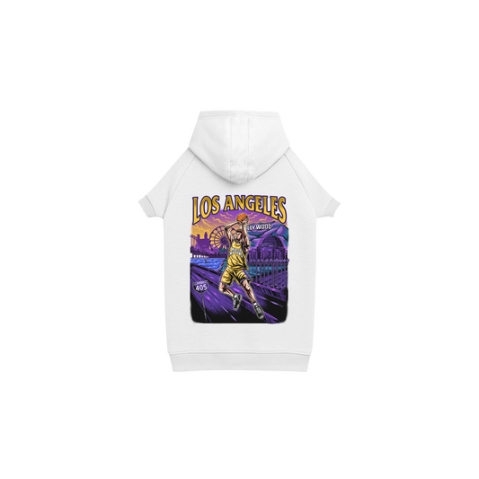 Dog Los Angeles Basketball Hoodie
