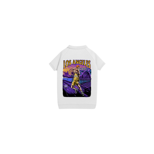 Dog Los Angeles Basketball T-Shirt