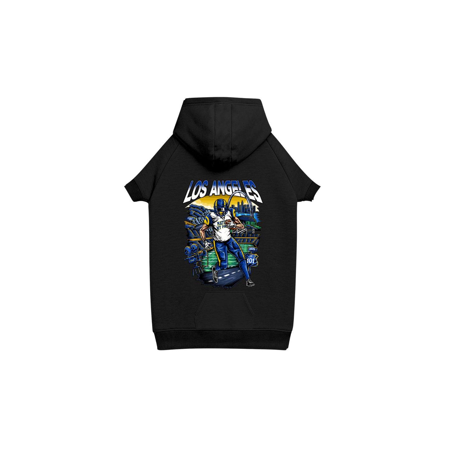 Dog Los Angeles Football Hoodie