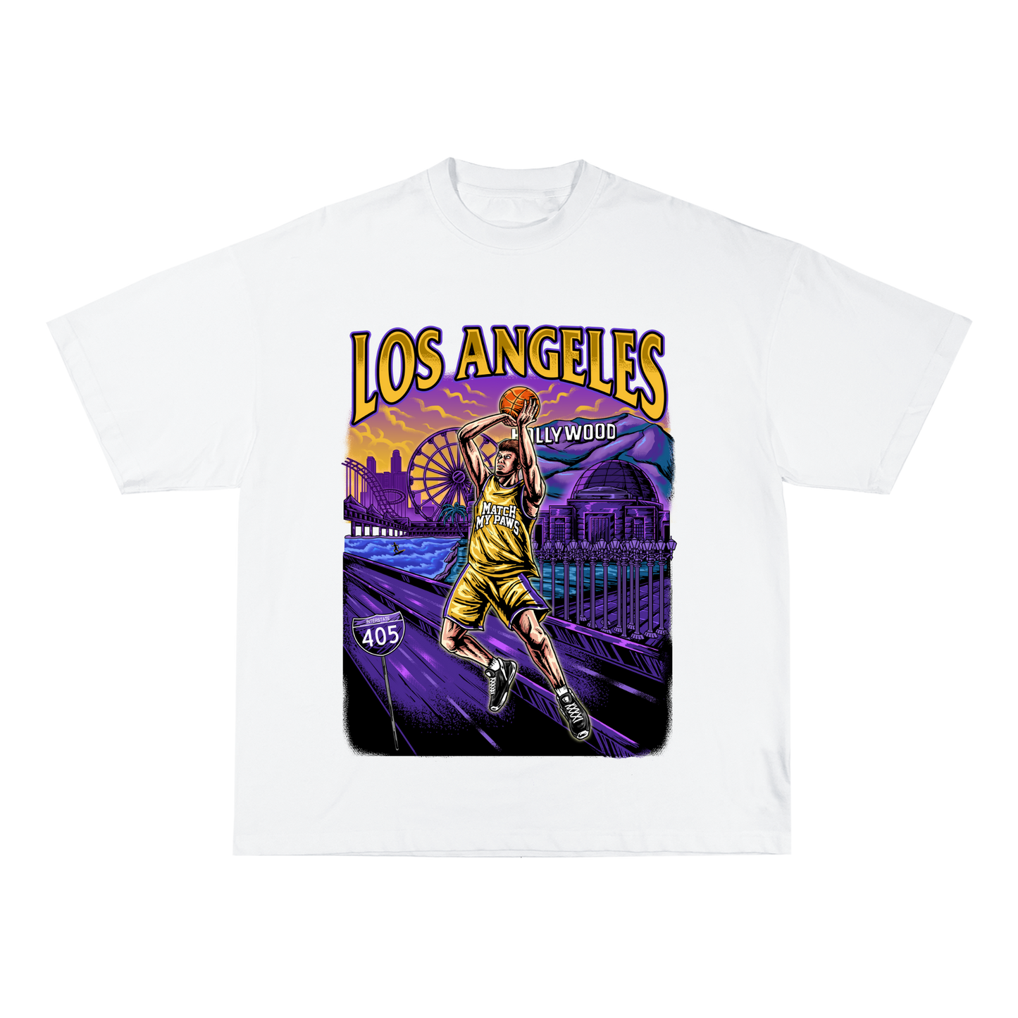 Los Angeles Basketball T-Shirt