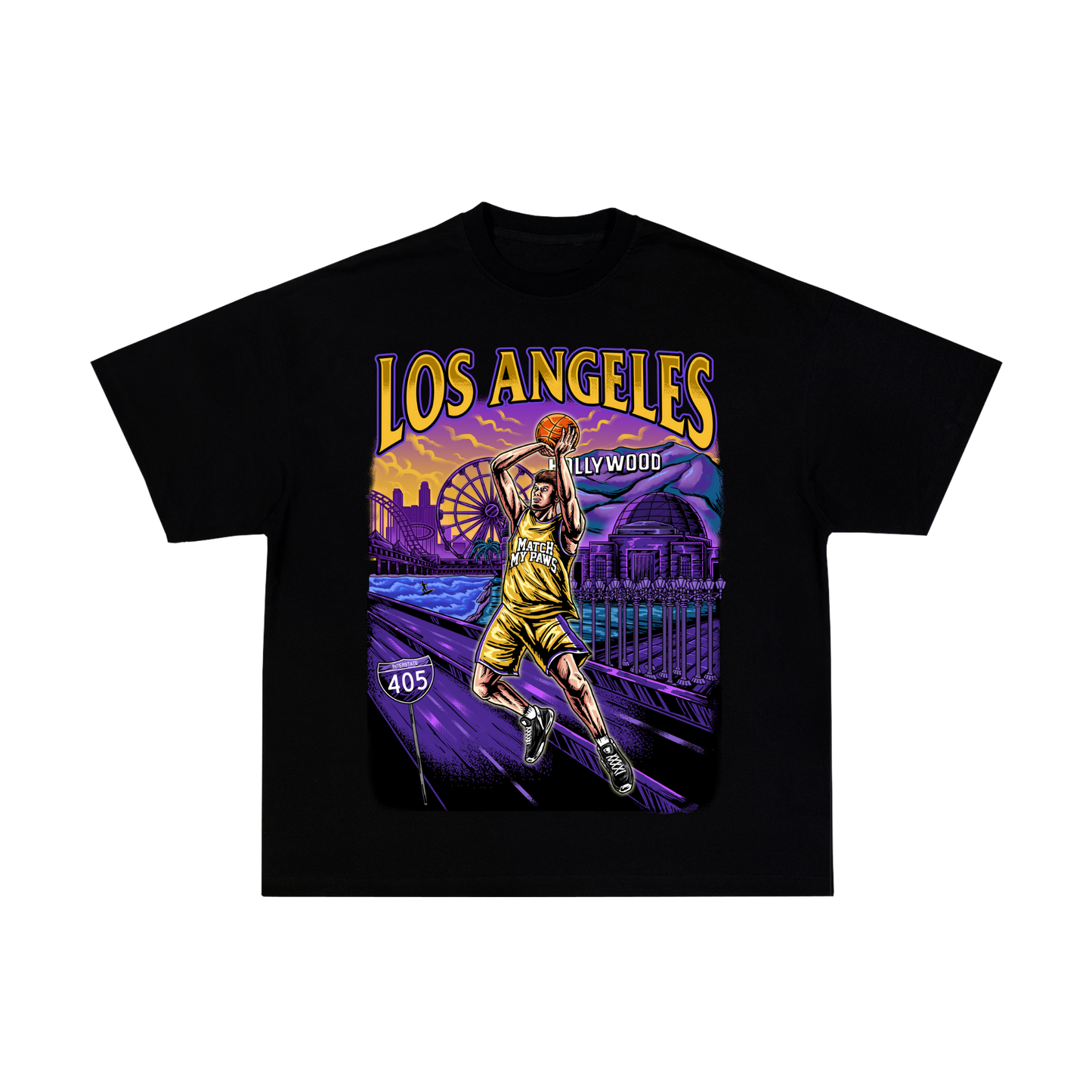 Los Angeles Basketball T-Shirt