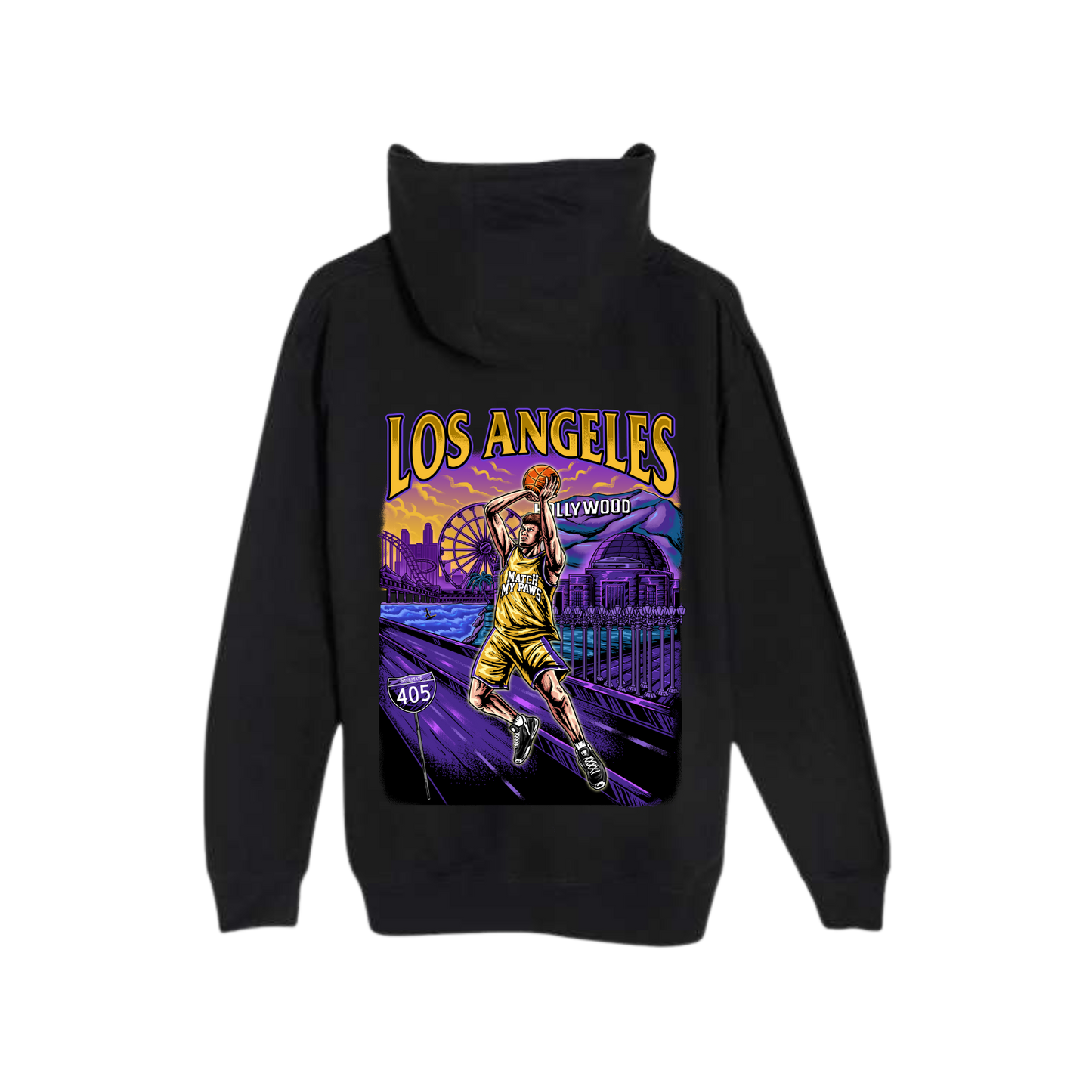 Los Angeles Basketball Hoodie