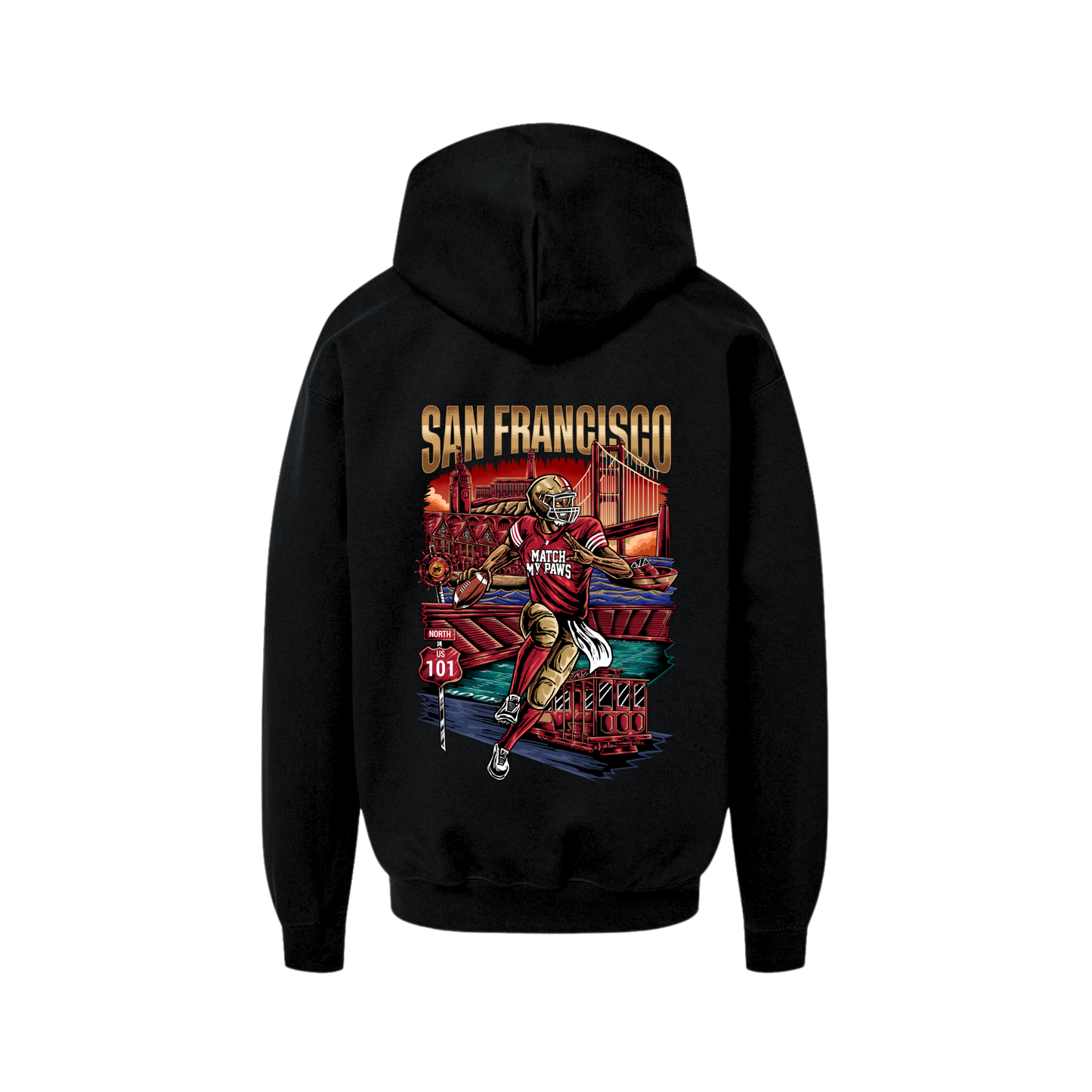 Youth San Francisco Football Hoodie